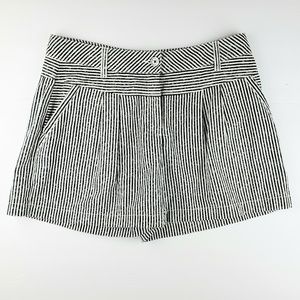 Two by Vince Camuto Black and White Striped Shorts
